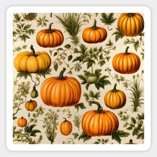 Pumpkin Pattern 4 Sticker